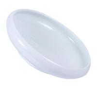GLEAVI Ceramic Cat Bowls Raised Design Pet Feeding Bowl with Comfortable Eating Feature and Relief of Whisker Fatigue, round Shape White Water Feeder for Cat Supplies and Small Pets