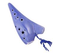 GLEAVI Ceramic Ocarina 12-Hole Alto C Wind Instrument with Storage Bag Beginner Musical Flute for and Adults Chinese Ocarina Music Instrument