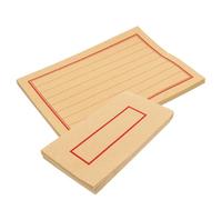 GLEAVI Chinese Style Stationery Paper Set with Vertical Line Letter Paper 18x25cm for Letters and Messages Classic 100pcs Office Stationery Kit