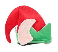 GLEAVI Christmas Elf Hat with Curved Ears Breathable Christmas Caps Costume Props for Holiday Party Decorations Lightweight Comfortable Xmas Accessory for Family Gatherings and Stage