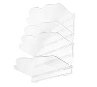 GLEAVI Cloud Handbag Storage Organizer Adjustable Shelf Divider for Closet Plastic Purse Organizer for Bookshelves Multifunctional and Design Japanese Aesthetic Storage