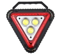GLEAVI Cob Work Light USB Charging Triangle Warning Lamp Multifunction LED Traffic Safety Light for Vehicles Emergency Roadside Use