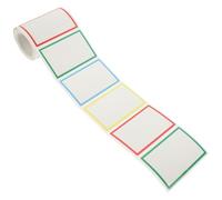 GLEAVI Color Name Stickers Blank Classification Labels Roll Coated Paper Adhesive Label Easy to Use to See for Home and Extensive Use