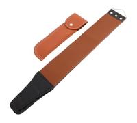 GLEAVI Compact Dual-sided Strop Interchangeable Brown Canvas and Leather Surfaces for Comprehensive Edge Maintenance, Smooth the Touch, for Travel Bag and Bathroom Use