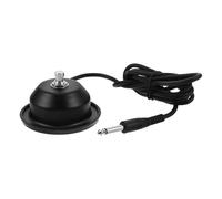 GLEAVI Compact Guitar Effect Pedal Footswitch with Single Button, Reinforced Metal Chassis and Instant On/off Action, Suitable for Live Performances and Guitar Amplifiers, Black Rubber