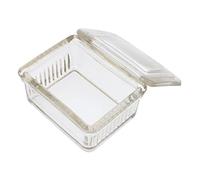 GLEAVI Coplin Construction 9-slide to Staining Tank Capacity Glass Laboratory Jar with Synthetic Material Resistance Chemical Kit Gas and Easy to Clean for Staining Coverslips