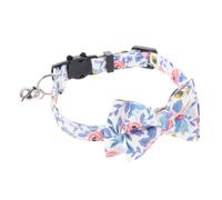 GLEAVI Cotton Dog Collars with Bowknot Design for Dogs and Cats, Comfortable and Safe Pet Collars Suitable for Christmas Party, Festive and Decorative Pet Neck Accessory in Assorted