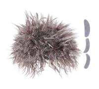 GLEAVI Crazy Scientist Wig with Moustache and Eyebrows for Halloween Costume Cosplay Funny Wig for Party Performance Elderly Scientist Roleplay