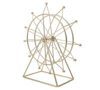 GLEAVI Creative Ferris Wheel Desktop Decoration Rotating Adornment for Living Room Chic Iron Art Design for Home Decor and