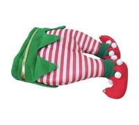 GLEAVI Creative Pants Design Christmas Hat Lightweight Xmas Party Cap for Adults and Pets Festive Holiday Decoration Comfortable and Santa Elf Leg Shaped Headwear