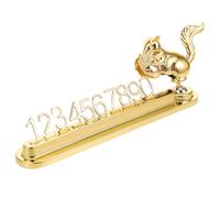 GLEAVI Cute Car Dashboard Phone Numbers Plate Cartoon Squirrel Temporary Parking Card Telephone Numbers Plate Temporary Stop Signs For Auto Accessories