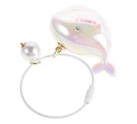 GLEAVI Cute Mini Pink Whale Keychain Pendant Bag Charm Hanging Decoration Accessory for Backpack and Car Keys, Lovely Whale Ornament Gift for Couples and