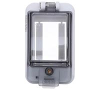 GLEAVI Distribution Box: 2 Way Transparent Breaker Box Panel Cover With High Visibility For Monitoring Electrical Status - Weatherproof For Kitchens Bathrooms