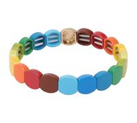 GLEAVI DIY Honeycomb Alloy Bracelet Stoving Varnish Coating, Handmade Unisex Alloy Wrist Jewelry for Women and Men, Creative Honeycomb Hand Chain Accessory