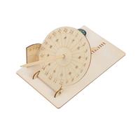 GLEAVI Diy Sundial Clock Kit Educational Science Toy for Easy to Assemble Wooden Model for Learning Measurement and Solar Positioning