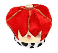 GLEAVI Dog Crown Hat for Pet Birthday Party, Lightweight Red Cloth Hat with Dirt-resistant and Washable Features, Festival Accessory for Dogs and Cats