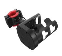 GLEAVI Drink Holder Made of Plastic, Rubber and Metal Microphone Stand with 360° Rotation and Adjustable Design Universal Bike Water Bottle Holder Clamp for Live Streaming and Speaking