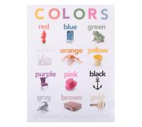 GLEAVI Early Educational Alphabet Wall Posters 3pcs Fabric Material Learning Tools with Vivid Pictures, for Bedrooms and Online Education