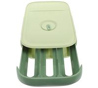 GLEAVI Egg Carton Lid Refrigerator Storage Container for Fresh Eggs Freezer-safe Organizer Bin for Kitchen and Pantry Use