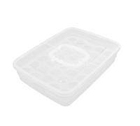 GLEAVI Egg Storage Box Compartment Household Fridge Fresh-keeping Egg Box Multi-compartment Container