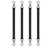 GLEAVI Electrical Tape Holder Belt Clip Rotating Snap Hook Lanyard Double Hook Design, 4pcs Multi-function Polyester and Alloy Material, Strong Bearing Capacity for Electricians