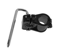 GLEAVI Electronic Drum Rack Clamp with L Rod Universal 360° Swivel Drum Mount Bracket Percussion Instrument Desktop Corner Clamp Holder