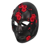 GLEAVI Elegant Embroidered Floral Mask for Women Lightweight Comfortable Full Face Costume Accessory for Masquerade Balls Halloween Christmas Carnival Festival Dress Up