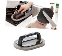 GLEAVI Emery Sponge Brush Kitchen Descaling for Dishes Oven Sink Stain Remover Cleaning Tool Comfortable Handle