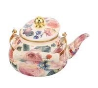 GLEAVI Enamel Tea Kettle Thickened Vintage Stove Water Kettle for Induction Gas Electric Cooker Smooth Easy Clean Teapot Hot Tea Pot