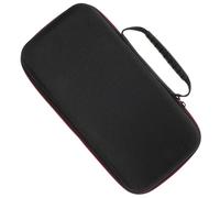 GLEAVI EVA PU Microphone Case Portable Waterproof Protective Storage Bag for Studio Live Gaming - Compact Lightweight Black Carrying Microphone Box with Large Capacity