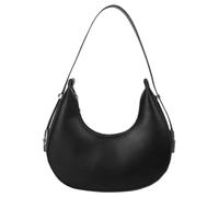 GLEAVI Fashionable Black Crescent Shoulder Bag for Women, under the Arm Purse, Casual Single Strap Handbag for Daily Use and Shopping