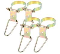 GLEAVI Fire Extinguisher Wall Mount Hooks for Home and Public Spaces Universal Compatibility Compact Style Hangers 4pcs with Triangular Iron Brackets and Easy Installation
