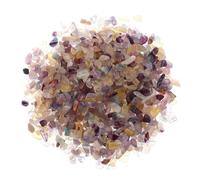 GLEAVI Fluorite Tumbled Chips Aquarium Decor Natural White Crystal Pebbles 200g for Gardens and Vase Fillers with Drainage Improvement and No Debris Suitable for Home Decor and Terrarium