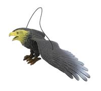 GLEAVI Garden Hanging Ornament Fake Eagle Plastic Rotates with the Wind Easy to Install for Yard Patio Outdoor Bird Scarer 10.43X4.33X2.36 Inch