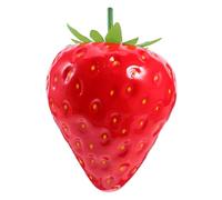GLEAVI Giant Artificial Strawberry Prop Realistic Fake Fruit Display for Photography Party Centerpieces Indoor Outdoor Decorative Simulation