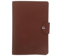 GLEAVI Golf Scorekeeper Book Golf Scorecard Organizer Stylish Pu Leather Cover Lightweight Portability Elegant Design for Golfers on The Course