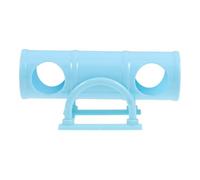 GLEAVI Hamster Seesaw Tunnel Plastic Small Animal Exercise Interactive Blue Hamster for Pet Play and Mental Stimulation