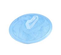 GLEAVI Hanging Mesh Toy Storage Basket Easy to See Contents 3 Compartments Blue Mesh and Zinc-Coated Wire Organizer and Space Saver for Kids Room Storage for Kids Room Decoration