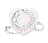 GLEAVI Heart-Shaped Bmi Measuring Tape 1.5M Soft Dual-Sided Body Tape Measure Waist Circumference Measurement Portable Fitness Body Measurement