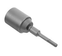 GLEAVI Heavy Duty Ground Rod Driver Bit round Handle Socket for T-post and Fence Post Installation Compatible with Sds Plus Rotary Hammer Drill, Forged Steel Post Driver