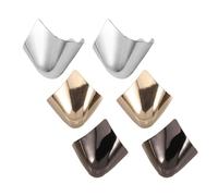 GLEAVI High Heel Protective Shoe Covers 3 Pairs Metal Tip Guards for Pointed Shoes for Heel Damage Prevention