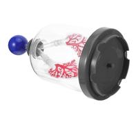 GLEAVI Human Respiratory Model with Blue Diaphragm, Inhalation Exhalation Lung Anatomy Model for Pulmonary Function Demonstration, Educational Breathing Simulator for Science Teaching