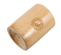 GLEAVI I Ching Divination Bucket Feng Shui Prop Retro Game Prop Vintage Style Bamboo Stick Holder Traditional Chinese Fortune Telling Home Decor