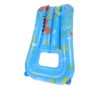GLEAVI Inflatable Dinosaur Floating Pad Boys and Girls Pool Float Board Blue with Window Water Observation Boys and Girls Swim Float for Summer Water Sports and Pool Play