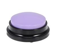 GLEAVI Interactive Dog Talking Button Set Wear-Resistant Recording Dog Buzzer Purple Pet Communication Training Battery Not Included