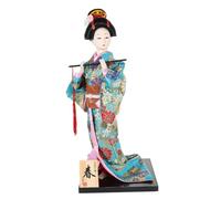 GLEAVI Japanese Kimono Doll Ornament Desktop Decoration Japanese Style Maiko Model Warm Tabletop Decor for Restaurants and Home Collectors