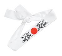 GLEAVI Japanese Samurai Headband Wide Hair Band for Karate Training Chef Accessory Breathable Sweat Absorbent for Sports Costume Events