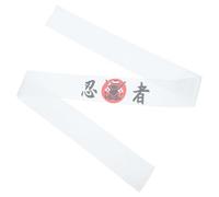 GLEAVI Karate Headband Japanese Wide Breathable Polyester Chef Headband for Kitchen Cooking and Martial Arts Use