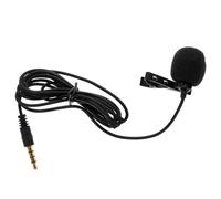 GLEAVI Lapel Condenser Microphone Wired 1.5m Omnidirectional Recording Mic for Podcast Vlog Remote Teaching Compatible with Phone Computer Camera
