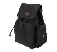 GLEAVI Large Capacity Diaper Bag Backpack in Black Oxford Cloth with Drawstring Closure, Practical and Stylish Organizing Items for Travel